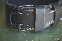 Пояс для пауэрлифтинга 100 мм, со скобой, трехслойный, фото 6