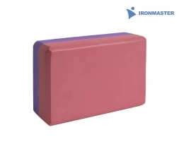 Блок для йоги бордовый-фиолетовый, фото 4