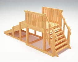 Зимняя деревянная горка “Зима wood” – 1, фото 3
