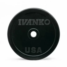 Бампированный обрезиненный диск IVANKO OBP-10KG (10 кг)