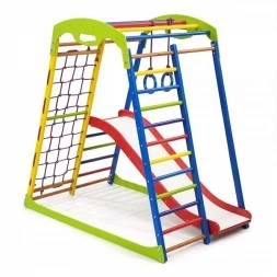 Детский спортивный комплекс для дома SportWood Plus 1, фото 4