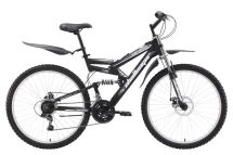Велосипед Challenger Genesis Lux FS 26 D черно-серый 18''