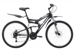 Велосипед Challenger Genesis Lux FS 26 D черно-серый 18''