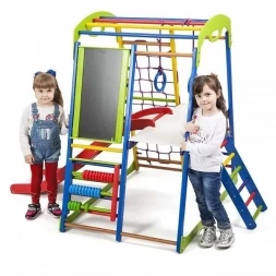 Детский спортивный комплекс для дома SportWood Plus 3, фото 1