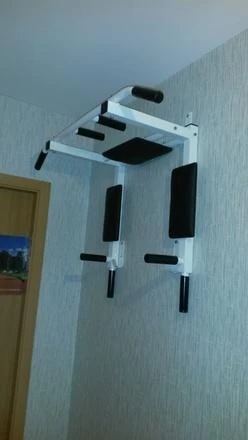 Турник-брусья-пресс  Effectsport ТБП-РА 3 в 1 (настенный на раме, антик-серебро), фото 6