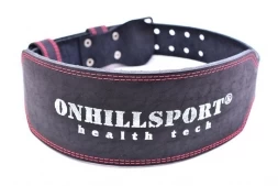 Пояс атлетический 60/150 мм, пряжка, трехслойный Onhillsport, фото 16