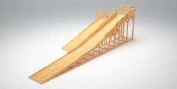Зимняя деревянная горка &quot;Зима Wood&quot;-9, фото 2