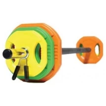 Штанга для аэробики PROFI-FIT 20090, обрезиненные диски 1.25, 2.5, 5 кг по 2шт
