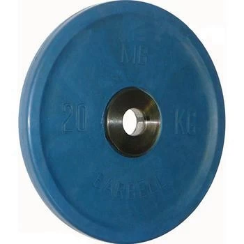 Диск BARBELL Евро-классик обрезиненный цветной, 20 кг., фото 1