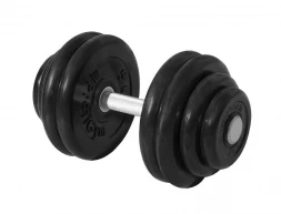 Гантель «PROFIGYM» неразборная с хромированной ручкой 48,5 кг, черная ГНР-48,5 
