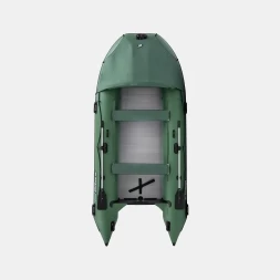 Gladiator C 400 AL ACTIVE Зеленый моторная лодка ПВХ Алюминиевый пайол, фото 3