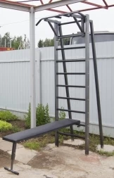 Шведская стенка для улицы EffectSport ПРОФ(У)-Т35-ДГУ, фото 1