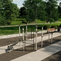 Спортивный комплекс для подготовки к сдаче норм ВФСК СВС-44 (Алюминий)