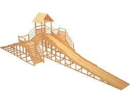 Зимняя деревянная горка &quot;Зима Wood&quot;-11, фото 1