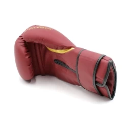 Перчатки боксерские KouGar KO800-10, 10oz, бордовый, фото 3