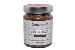 Шоколадная паста с кокосом, льном и стевией, в стекле, 265г, фото 2