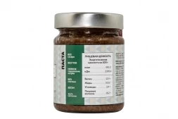 Шоколадная паста с кокосом, льном и стевией, в стекле, 265г, фото 3