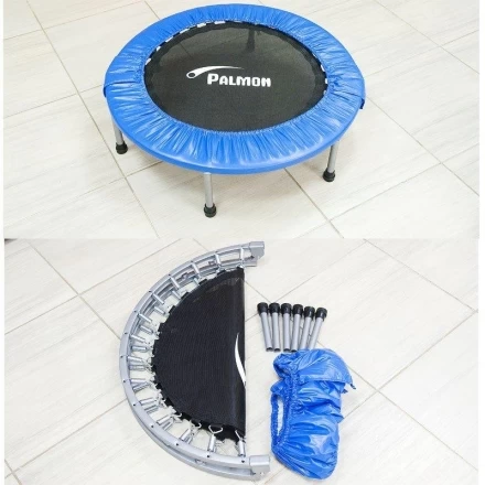 Батут детский складной PALMON, диам. 92 см, каркас из стали, фото 1