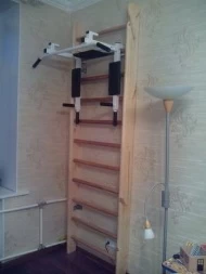 Шведская стенка деревянная EffectSport  ДСБ-ТФ 260х80, фото 15