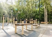Трехуровневая скамья