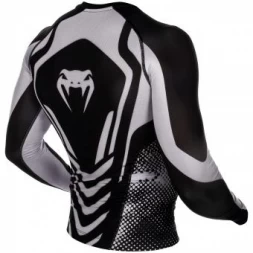 Компрессионная футболка Venum Technical Black/Grey L/S, фото 2