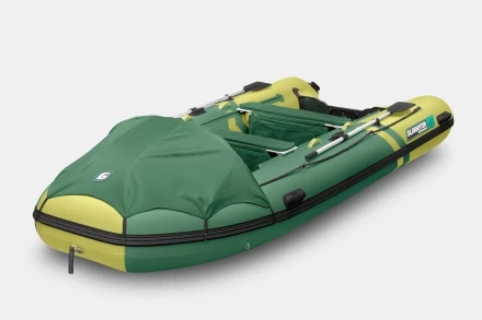 Gladiator E 450 PRO AIR зелено-оливковый моторная лодка ПВХ, фото 4