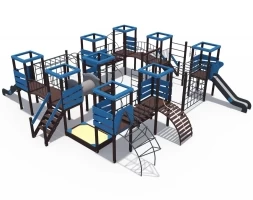 Игровой комплекс Геометрия с песочницей Н-1200 ДИО 09050, фото 2