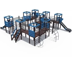Игровой комплекс Геометрия с песочницей Н-1200 ДИО 09050, фото 1