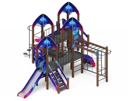 Детская игровая площадка Космопорт Космос ДИК 2.14.07-12 H=1200, фото 3