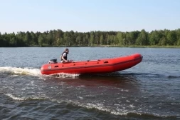 Моторная лодка ПВХ Фрегат 550 FM Light Jet (ФМ Лайт Джет) Серый, фото 6