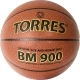 Мяч баск. &quot;TORRES BM900&quot; арт.B32037, р.7, ПУ-композит, нейлон.корд, бутил. камера, темнооранж-черн