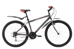 Велосипед Stark'17 Respect 26.1 RV серо-красный 16&quot;
