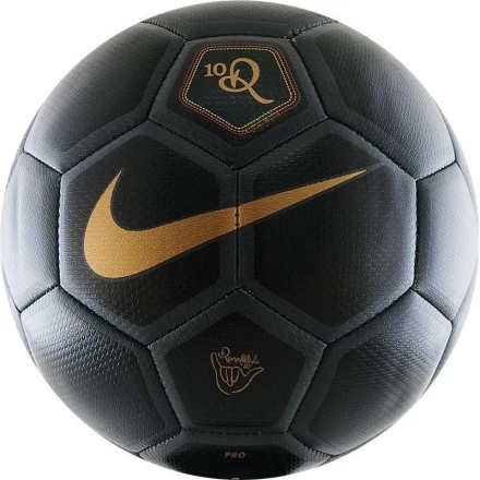 Мяч для футзала тренировочный &quot;NIKE Rolinho Menor X 10R&quot;, р.4, серо-черно-золотистый, фото 1