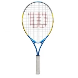 Ракетка б/т Wilson US Open 25, арт. WRT20330U,для детей 9-10 лет, алюминий,со струнами, желто-синий