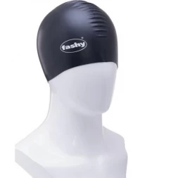 Шапочка для плавания &quot;FASHY Silicone Cap&quot;, силикон, темно-синий