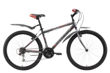 Велосипед Stark'17 Respect 26.1 RV серо-красный 18&quot;