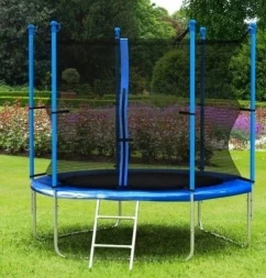 Батут с внутренней сеткой и лестницей, HEGEN Internal 8ft (244 см), фото 2