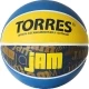 Мяч баск. &quot;TORRES Jam&quot; арт.B02043, р.3, резина, нейлон. корд, бут. кам., син-желт-голубой