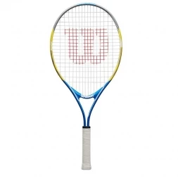 Ракетка б/т Wilson US OPEN 25, арт. WRT20330U,для детей 9-10 лет, алюминий,со струнами, желто-синий