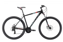 Велосипед Stark'19 Hunter 29.2 D чёрный/серый/красный 18&quot;