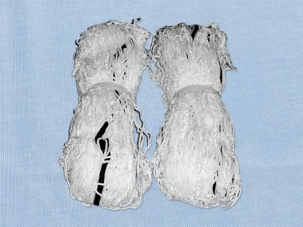 Сетка для минифутбольных ворот 3х2 массовая, (2,6), пара, фото 1
