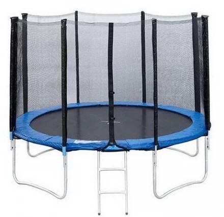 Батут 12FT 3,66м с защитной сеткой и лестницей, фото 1