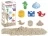 Цветной кинетический песок 500 гр. с формами Pilsan Super Sand (01-021)