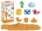 Цветной кинетический песок 500 гр. с формами Pilsan Super Sand (01-021)
