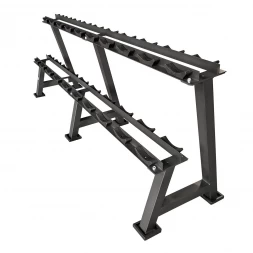 Стойка для хранения проф.гантелей DFC POWERGYM 12,5-50кг, 10 пар (два короба), фото 2
