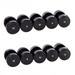 Гантельный ряд PROFI-FIT POWER 40 кг - 50 кг (5 пар), шаг 2,5 кг, фото 1