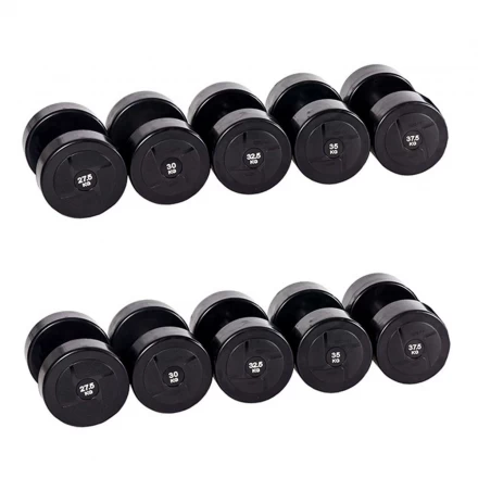 Гантельный ряд PROFI-FIT POWER 40 кг - 50 кг (5 пар), шаг 2,5 кг, фото 1