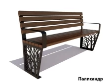 Парковая скамейка Роща, Сосна 1,5 м
