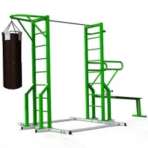 Миникомплекс для воркаута мобильный улучшенный  W-3.00 