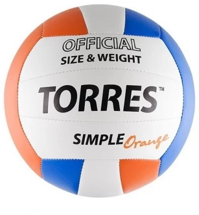 Мяч волейбольный TORRES Simple Orange, фото 1